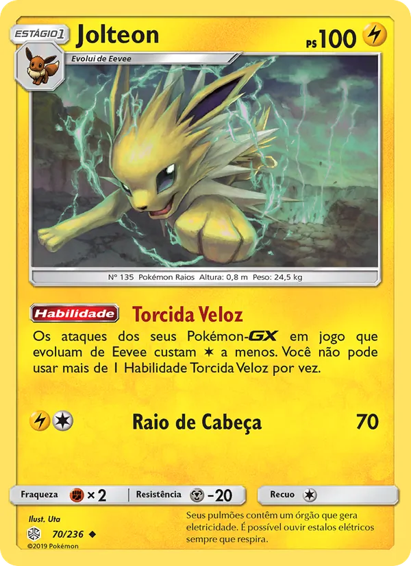 Jolteon Eclipse Cósmico 70/236
