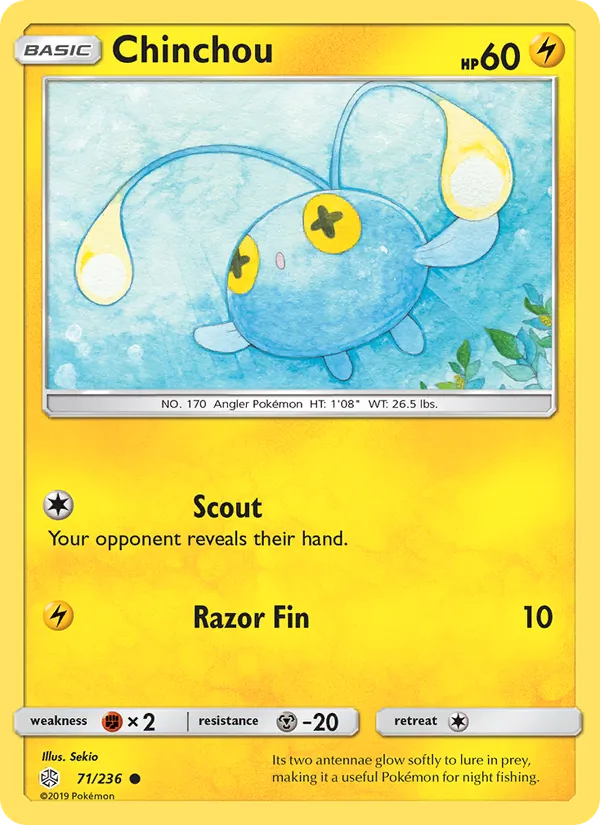 Chinchou Cosmic Eclipse 71/236