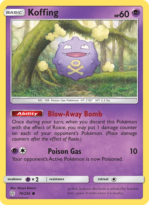 Koffing Cosmic Eclipse 76/236