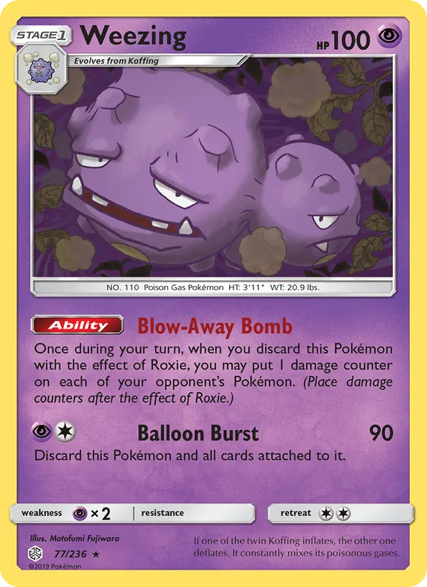 Weezing Cosmic Eclipse 77/236