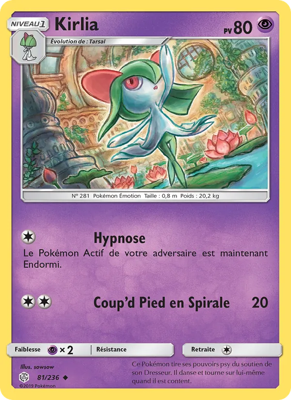Kirlia Éclipse Cosmique 81/236