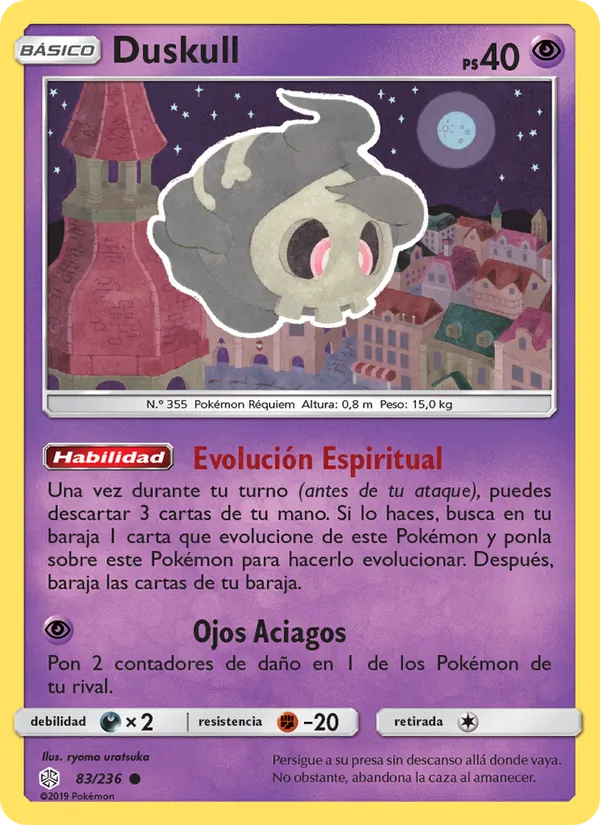 Duskull Eclipse Cósmico 83/236