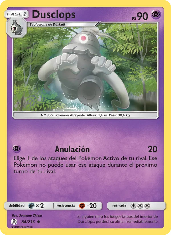 Dusclops Eclipse Cósmico 84/236