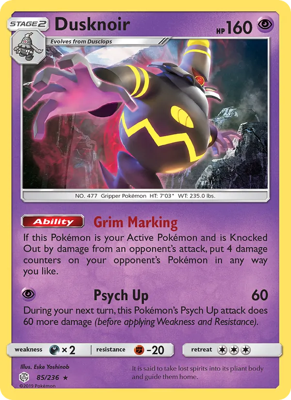 Dusknoir Cosmic Eclipse 85/236