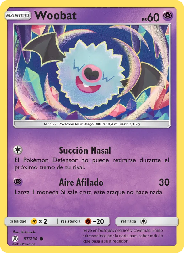 Woobat Eclipse Cósmico 87/236