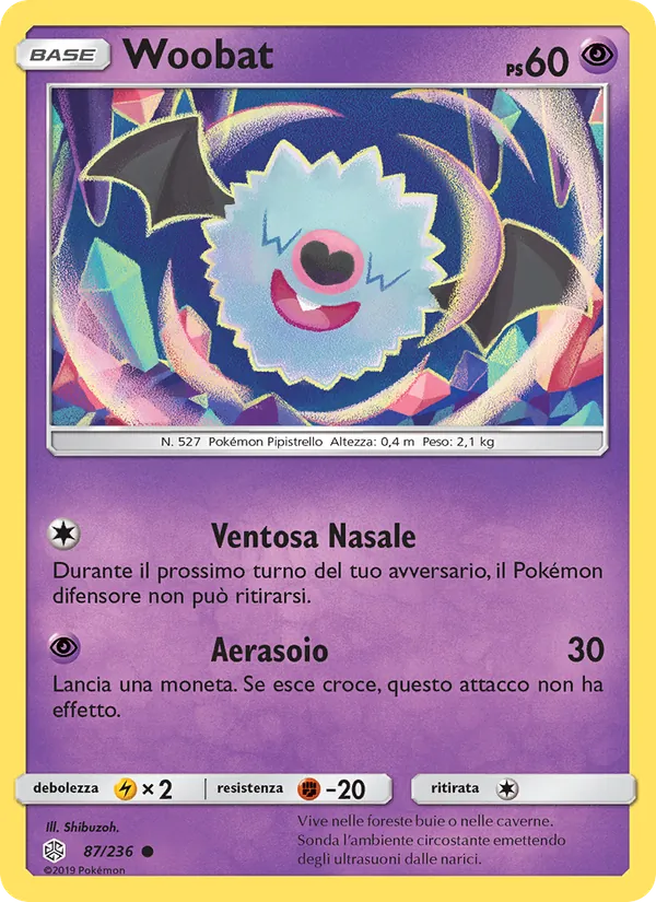 Woobat Eclissi Cosmica 87/236