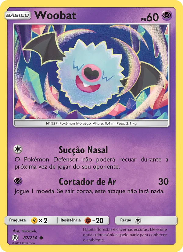 Woobat Eclipse Cósmico 87/236