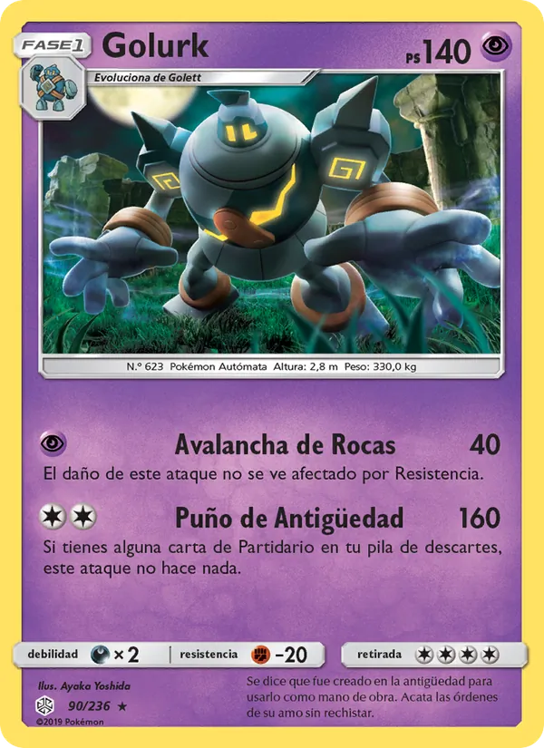 Golurk Eclipse Cósmico 90/236