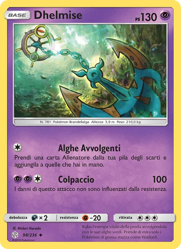 Dhelmise Eclissi Cosmica 98/236