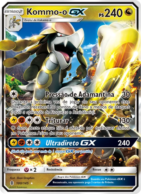 Kommo-o GX Guardiões Ascendentes 100/145