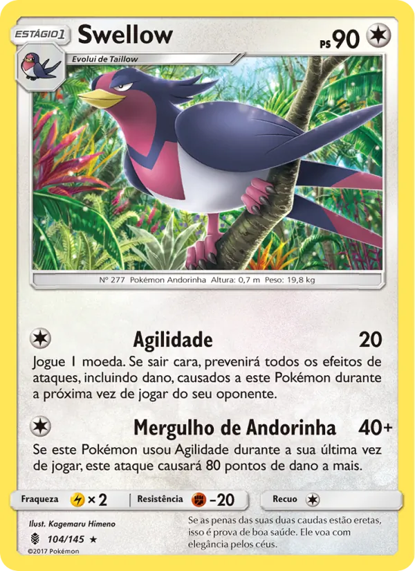 Swellow Guardiões Ascendentes 104/145