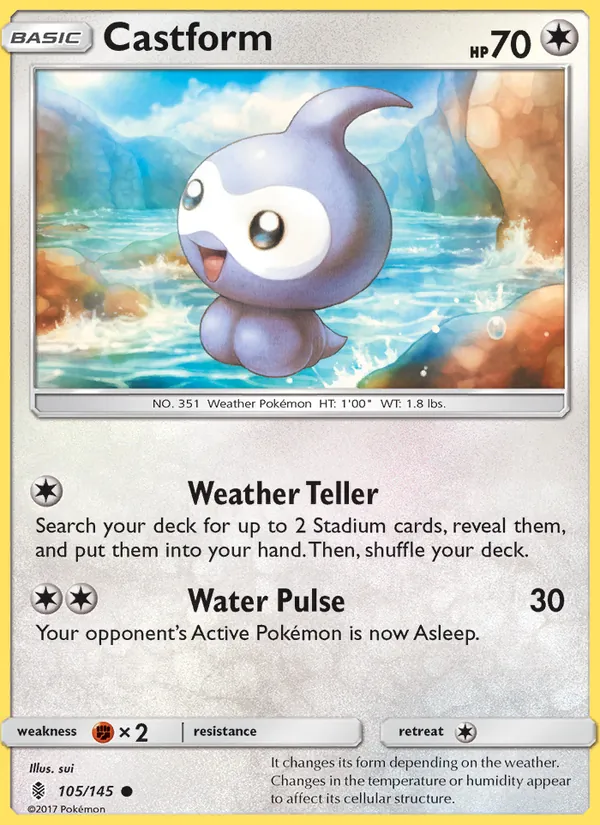 Castform Guardians Rising 105/145