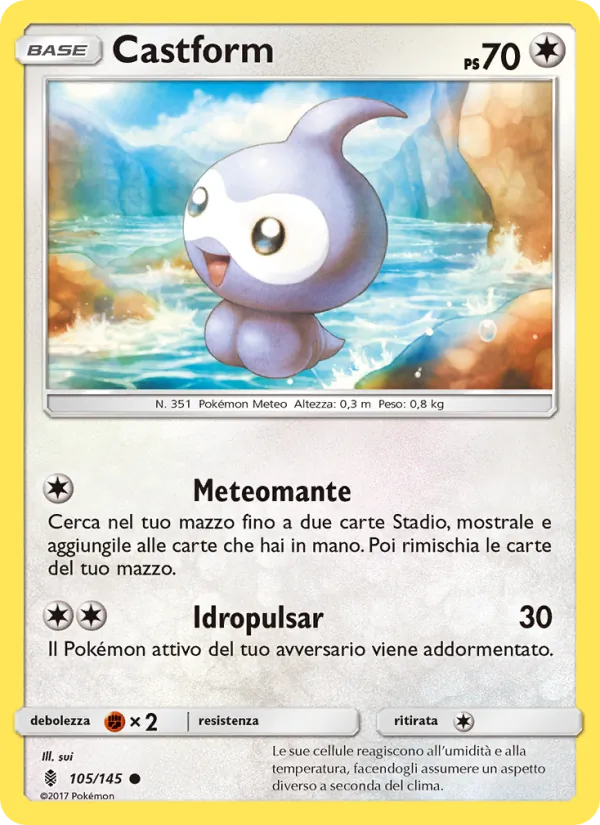 Castform Guardiani Nascenti 105/145