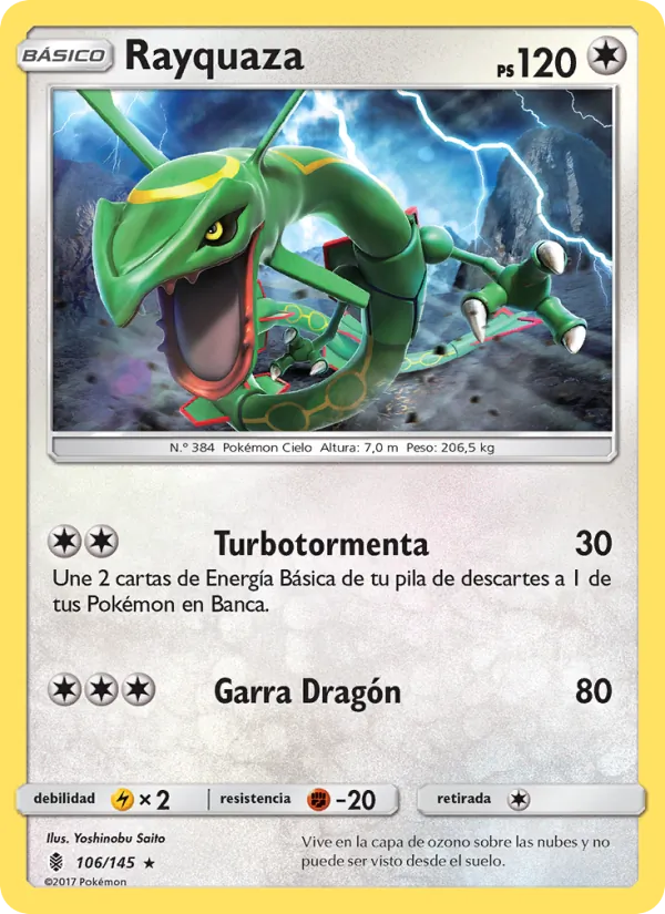 Rayquaza Albor de Guadianes 106/145