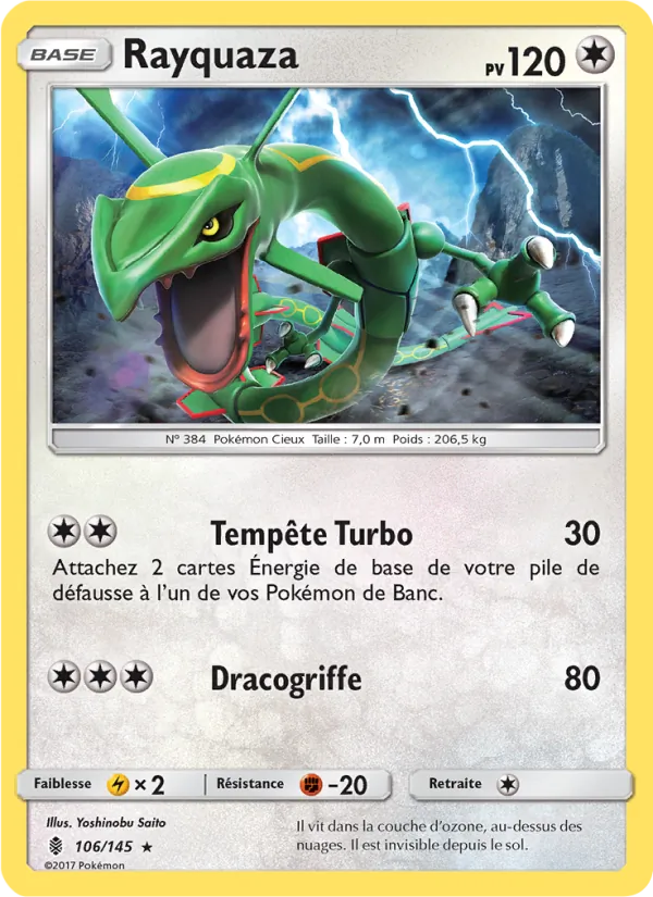Rayquaza Gardiens Ascendants 106/145