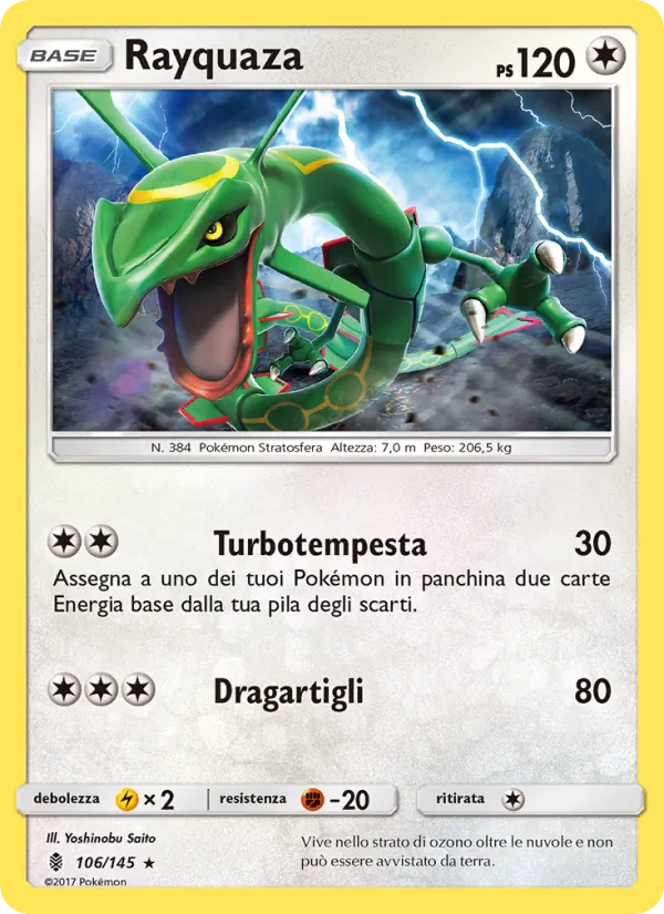 Rayquaza Guardiani Nascenti 106/145