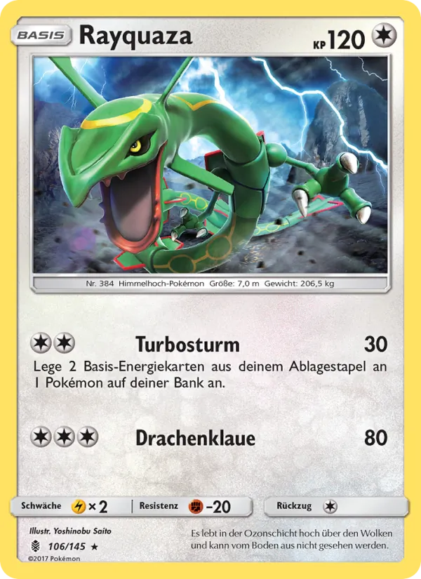 Rayquaza Stunde der Wächter 106/145