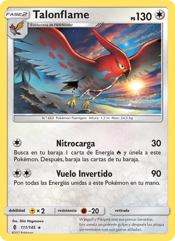 Talonflame Albor de Guadianes 111/145