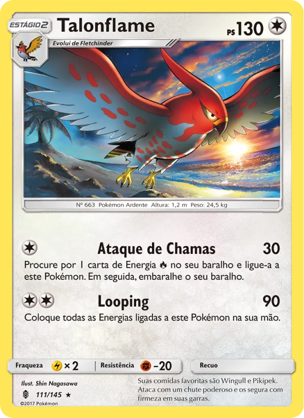Talonflame Guardiões Ascendentes 111/145