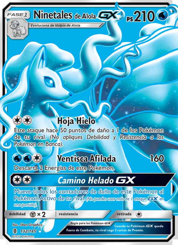 Ninetales de Alola GX Albor de Guadianes 132/145