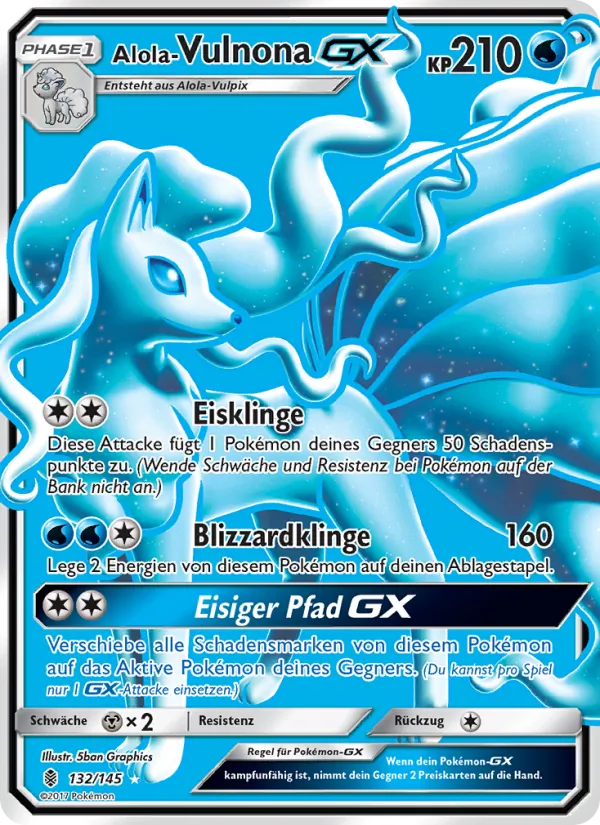 Alola Vulnona GX Stunde der Wächter 132/145