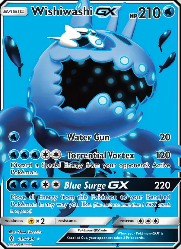 Wishiwashi GX Guardians Rising 133/145