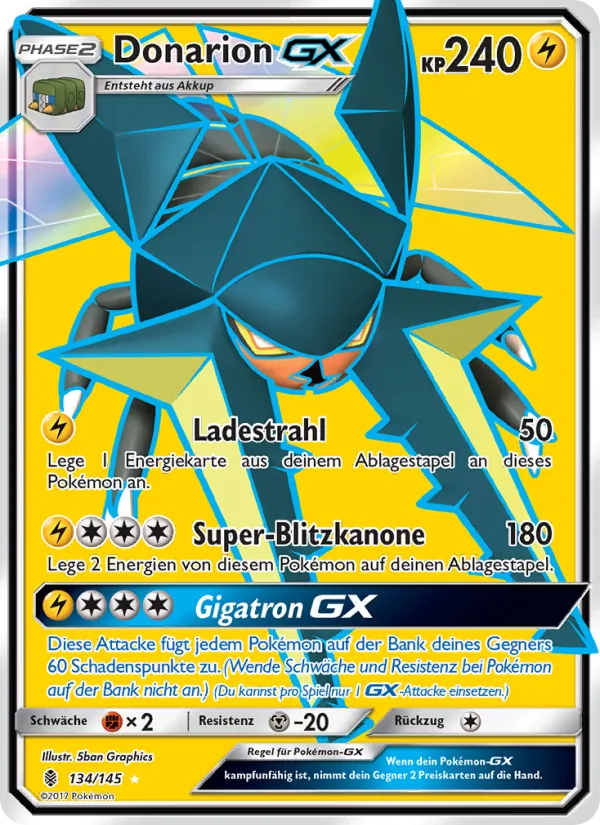 Donarion GX Stunde der Wächter 134/145