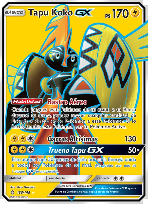 Tapu Koko GX Albor de Guadianes 135/145