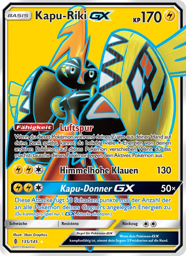 Kapu-Riki GX Stunde der Wächter 135/145