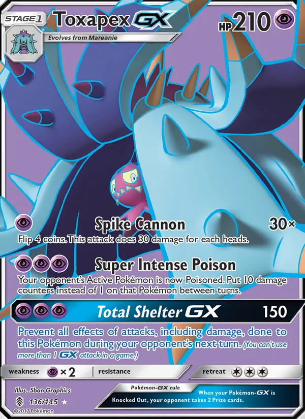 Toxapex GX Guardians Rising 136/145