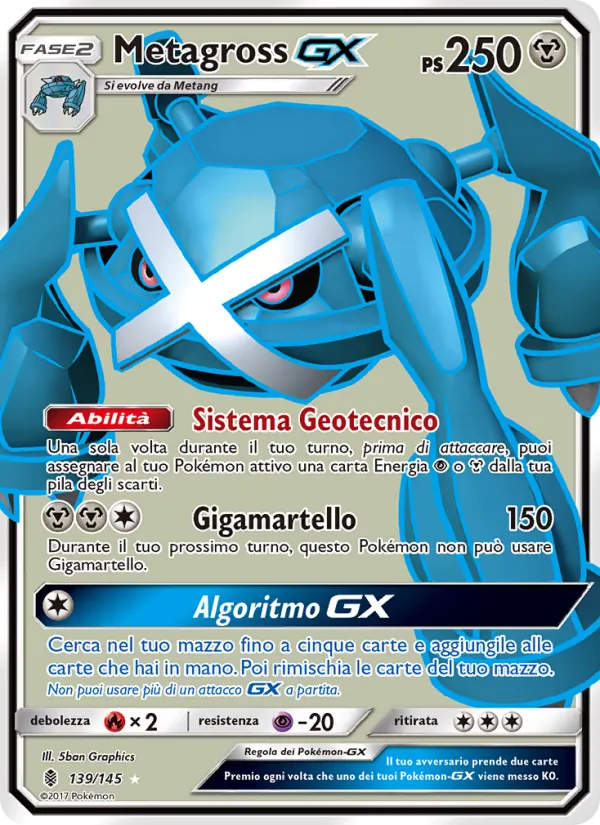 Metagross GX Guardiani Nascenti 139/145