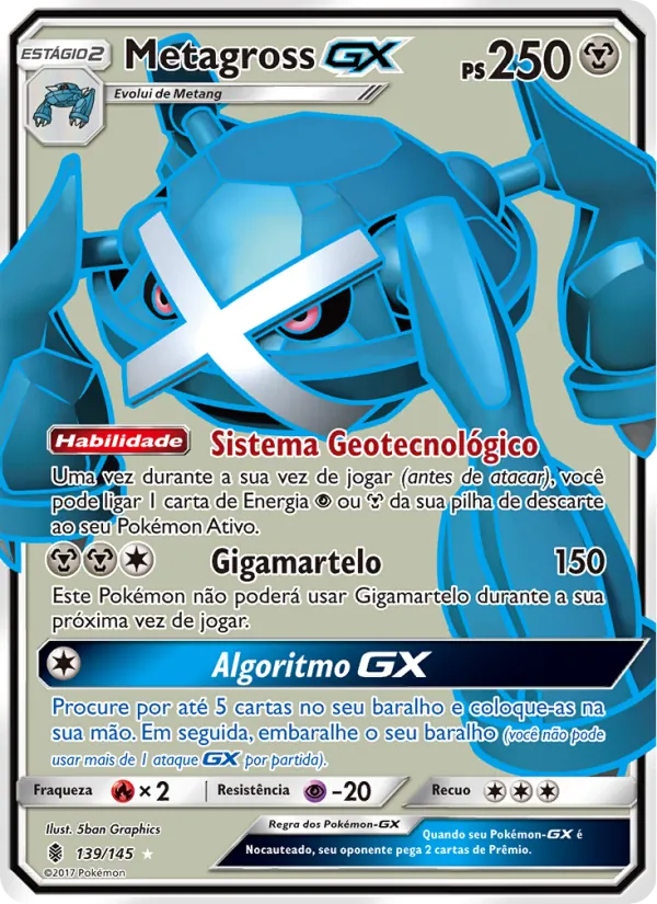 Metagross GX Guardiões Ascendentes 139/145