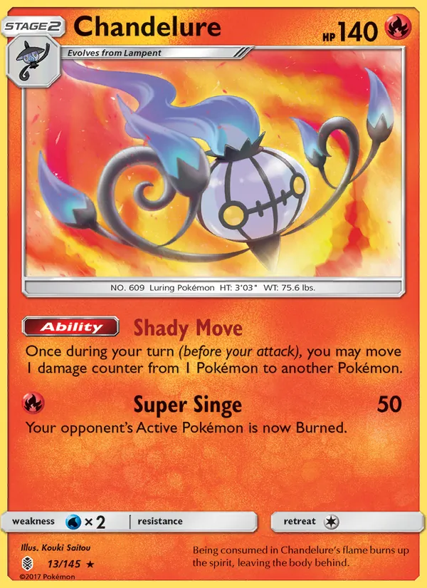 Chandelure Guardians Rising 13/145
