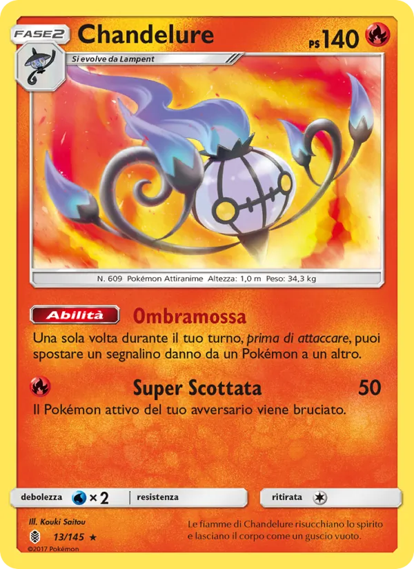 Chandelure Guardiani Nascenti 13/145