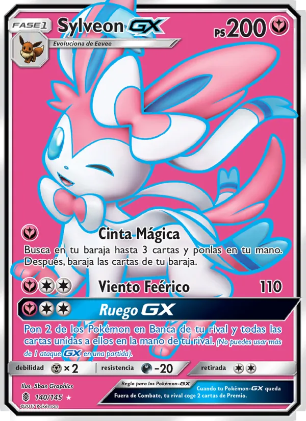 Sylveon GX Albor de Guadianes 140/145