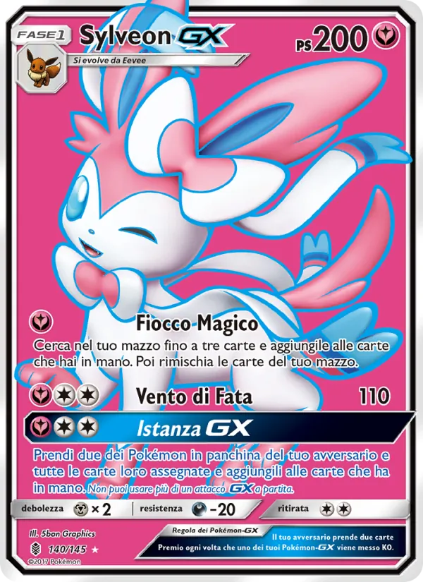 Sylveon GX Guardiani Nascenti 140/145