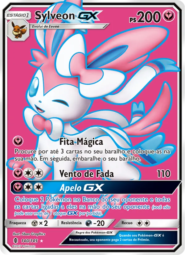 Sylveon GX Guardiões Ascendentes 140/145