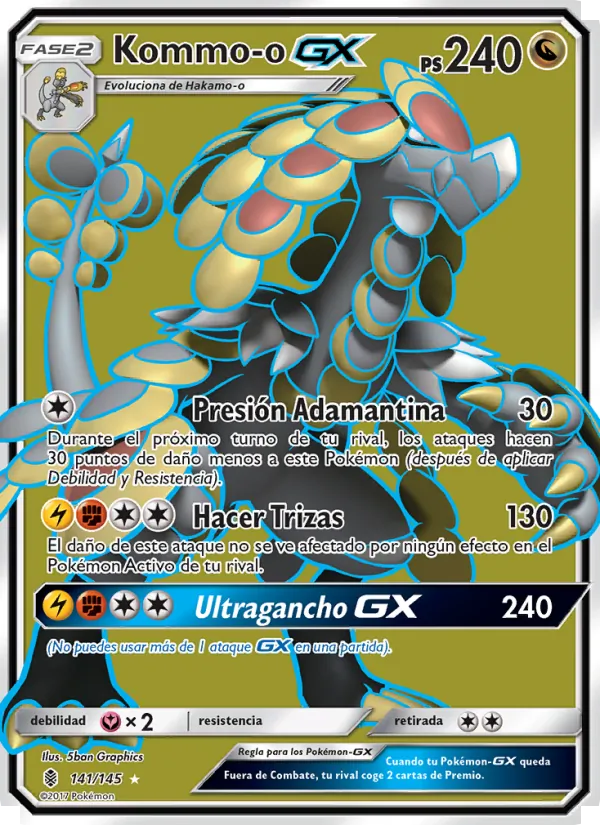 Kommo-o GX Albor de Guadianes 141/145