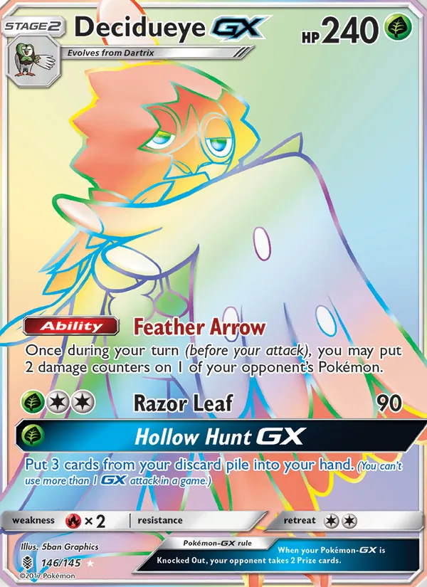Decidueye GX Guardians Rising 146/145