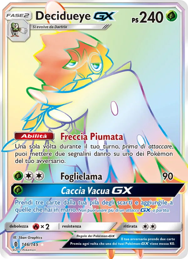 Decidueye GX Guardiani Nascenti 146/145