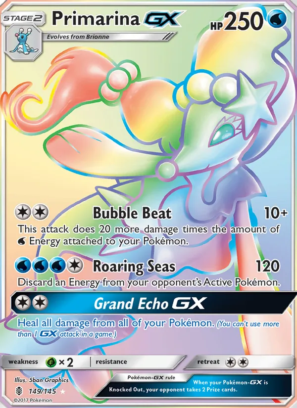 Primarina GX Guardians Rising 149/145