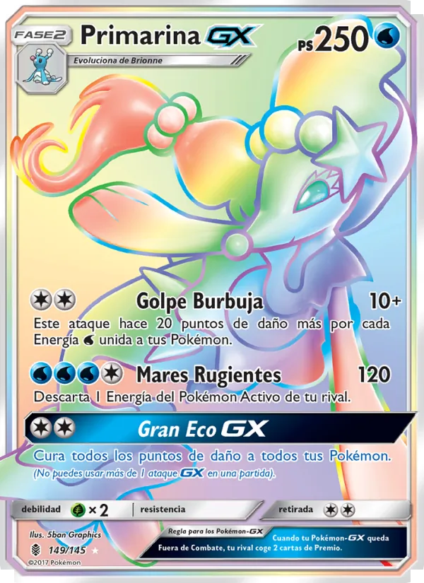 Primarina GX Albor de Guadianes 149/145