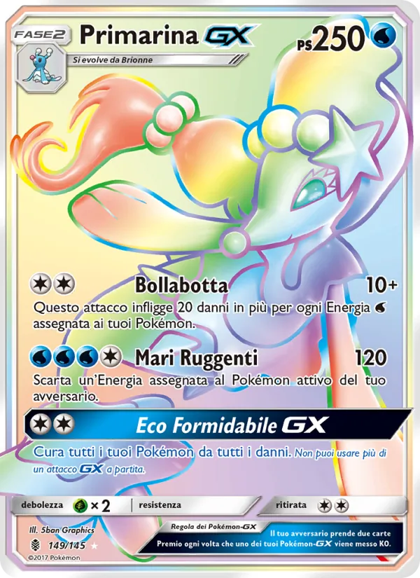 Primarina GX Guardiani Nascenti 149/145