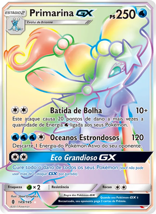 Primarina GX Guardiões Ascendentes 149/145