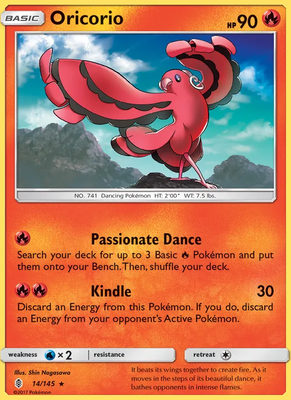 Oricorio Guardians Rising 14/145