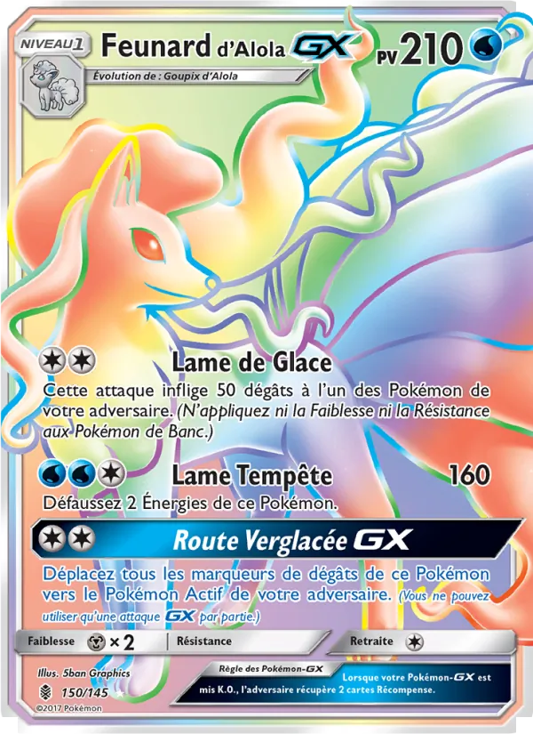 Feunard d’Alola GX Gardiens Ascendants 150/145