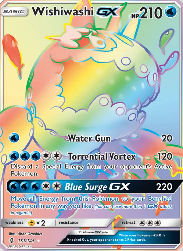 Wishiwashi GX Guardians Rising 151/145