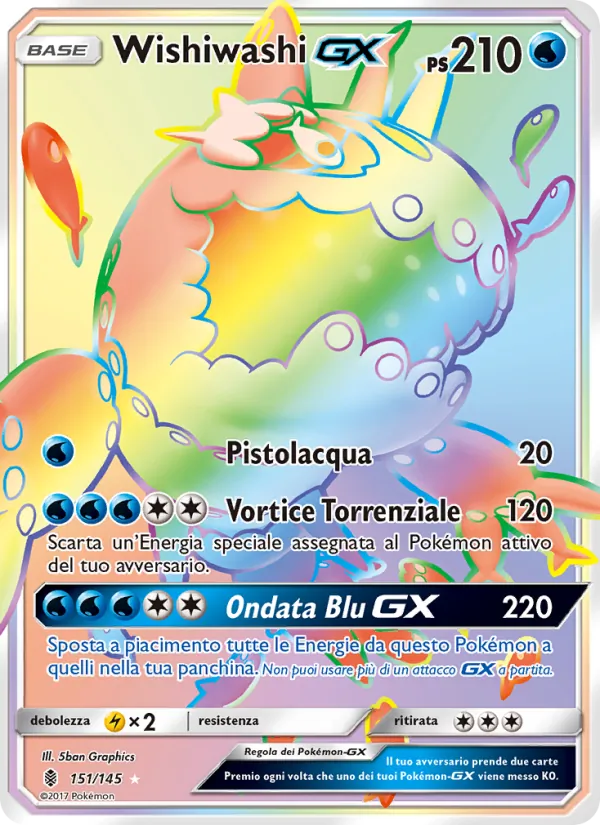 Wishiwashi GX Guardiani Nascenti 151/145