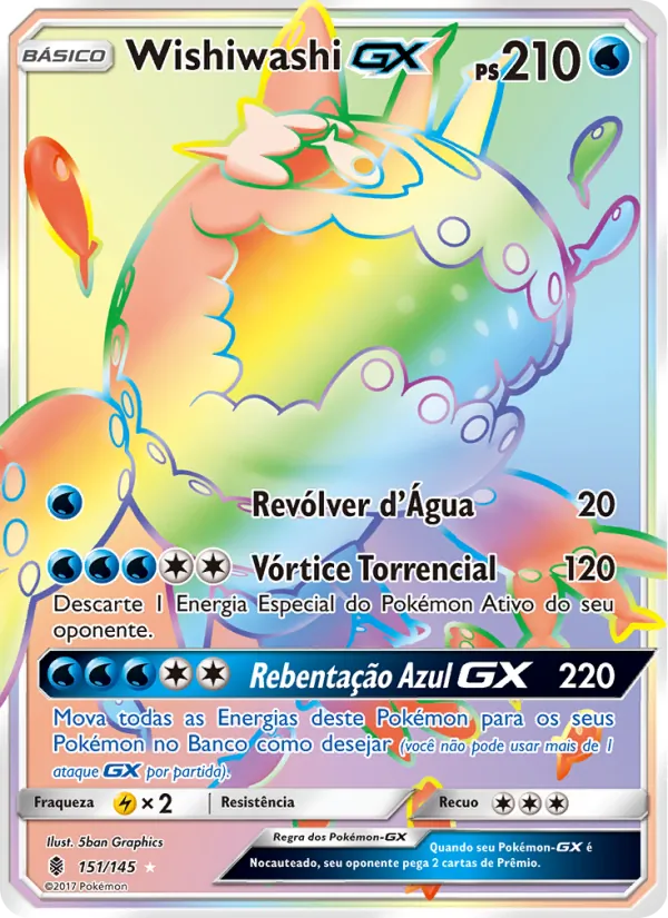 Wishiwashi GX Guardiões Ascendentes 151/145