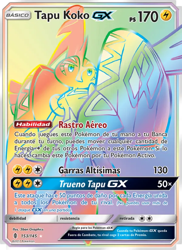 Tapu Koko GX Albor de Guadianes 153/145